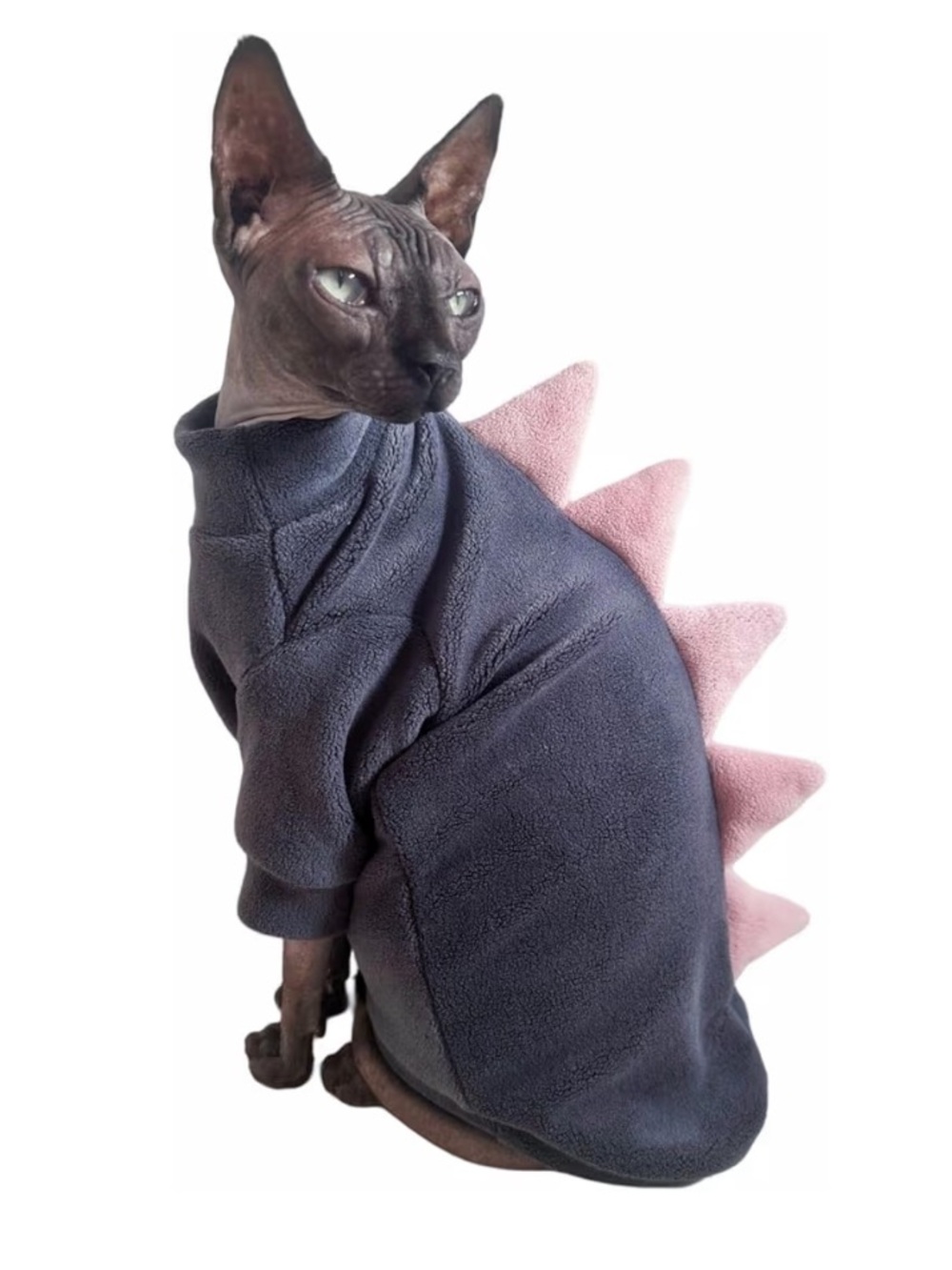 Dinosaur Hairless Cat Fleece Sweater Costume
